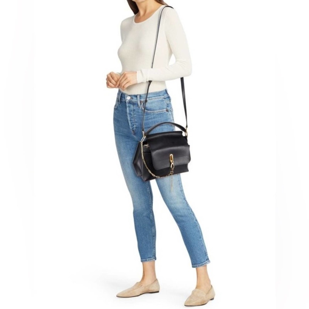 ZAC POSEN Bea Top Handle Leather Crossbody Bag - Picture 14 of 15